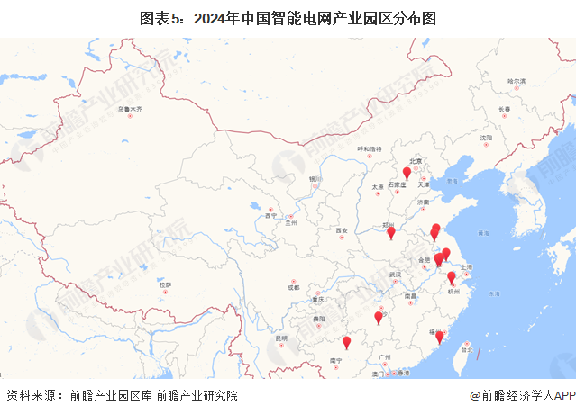 【干货】2024年中国智能电网行业产业链现状及市场竞争格局分析 东部沿海地区产业布局更完善(图5)