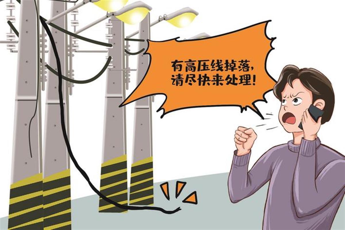 遇到高压线掉落要尽快远离国网武汉供电发布“电力安全指南”