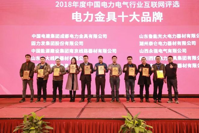 2018年度中国电力电气行业“电力金具十大品牌”榜单在南京揭晓!